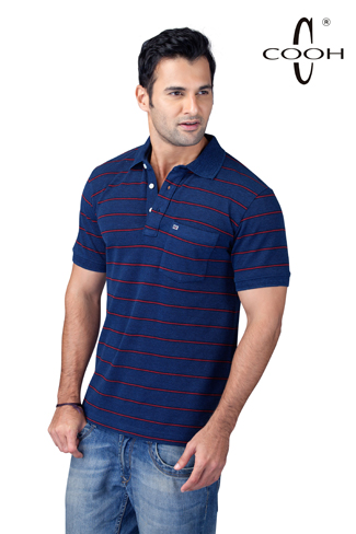 The Denim Stripe Polo 