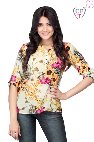 Digital Printed Modal Top