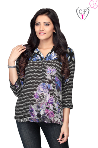 Digital Printed Modal Top